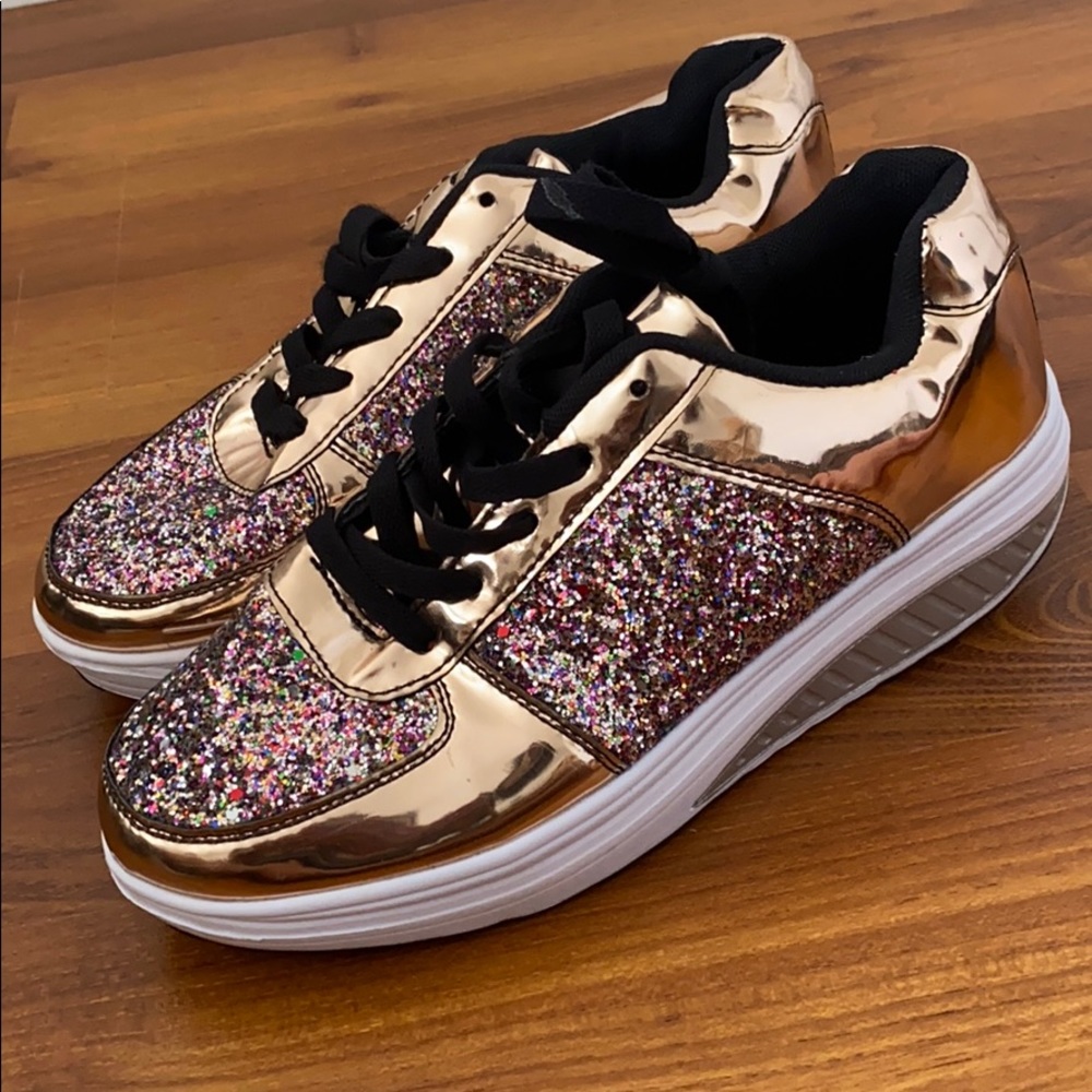 Glitter shoes for women